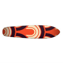 Art Deco Fifties Retro Abstract Art Skate Board Decks