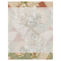 art deco floral full color flyer