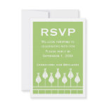 Art Deco Floral RSVP Card