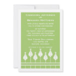 Art Deco Floral Wedding Invitation