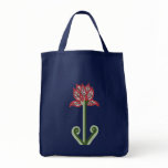 Art Deco Flower Tote Bag