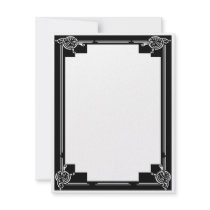Art Deco Frame Personalized Announcements