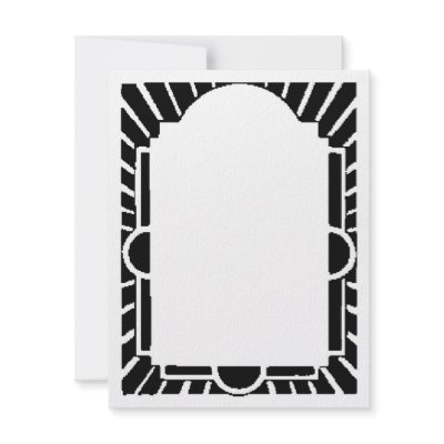 Art Deco Frame,Marquee Announcements by figstreetstudio