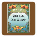 Art Deco Fruit Custom Canning Sticker