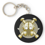 Art Deco Gasmask keychain