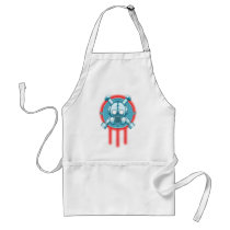 art deco gasmask trinity aprons