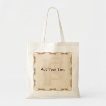 Art Deco Geometric Canvas Bag
