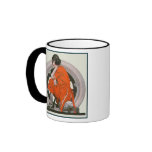 Art Deco Girl mugs