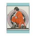 Art Deco Girl postcards