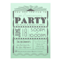 Art Deco Invitation - Gatsby Style- Custom Text