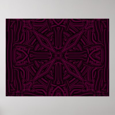 Art Deco Kaleidoscope Print by SweetRascal