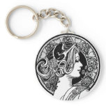 Art Deco Keyring keychains