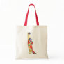 Art Deco Lady in formal Gown Canvas Bag