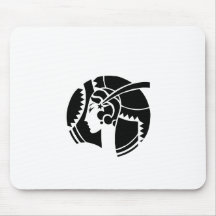 Art Deco Lady Mousemats