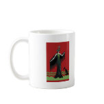 Art Deco Lady with Dog mugs