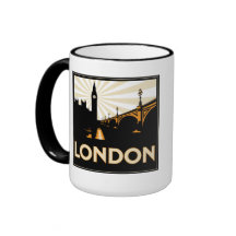 Art Deco London Mug