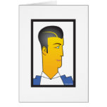 Art Deco Man Card