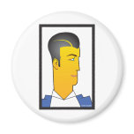 Art Deco Man Magnets