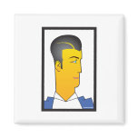 Art Deco Man magnets