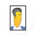 Art Deco Man stickers