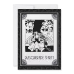 Art Deco Masquerade Party in Black and White Invites