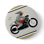 Art Deco Motorcycle (3" pin)