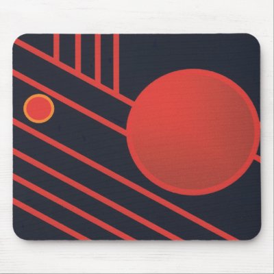 Art Deco Mouse Pad by marybedy