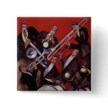Art Deco Musical Band Jamming Buttons