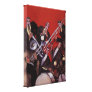Art Deco Musical Band Jamming Canvas Print