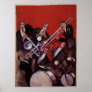 Art Deco Musical Band Jamming Posters
