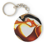 ART DECO NUDE TWO KEY CHAINS