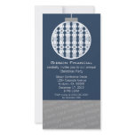 Art Deco Ornament Photo Card Invite, Blue photo cards