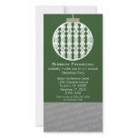Art Deco Ornament Photo Card Invite, Green photo cards