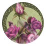 Art Deco Roses Round Sticker