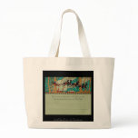 Art Deco Santa in Sky Canvas Bag