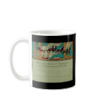 Art Deco Santa in Sky Coffee Mug