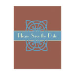 Art Deco Save the Date Postcards