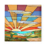 Art Deco Stained Glass 1 Magnet