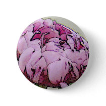 Art Deco Style Peony Pin