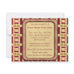 Art Deco Theatre Personalized Invitation