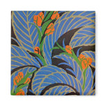 Art Deco Tropical Night - Magnet