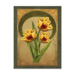 Art Deco Tulips Post Card