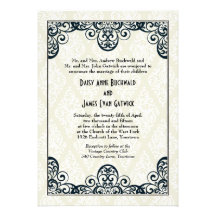 Art Deco Wedding Invitation