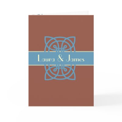 Art Deco Wedding Invitation Cards by blushdesign
