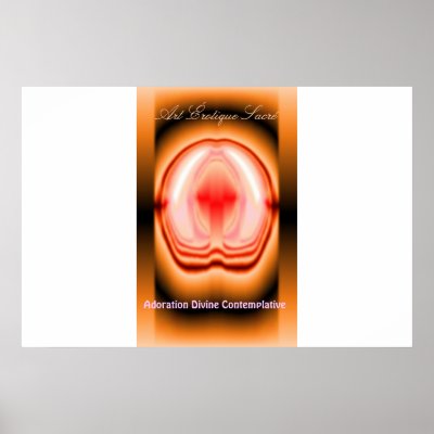 Art Érotique Sacré. Adoration de la Divine Vulve.  Poster by ODAmour