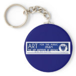 Art for the Public  - WPA Poster - keychains