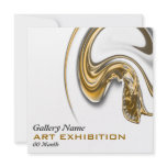 Art gallery exhibition opening CUSTOMIZE Custom Invitation