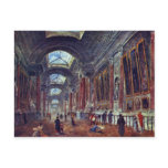 Art Gallery Of The Louvre Detail By Robert Hubert Post Card