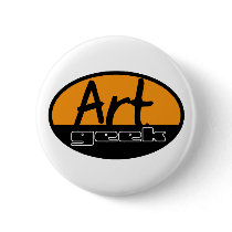 art geek button