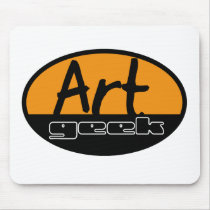art geek mouse mats